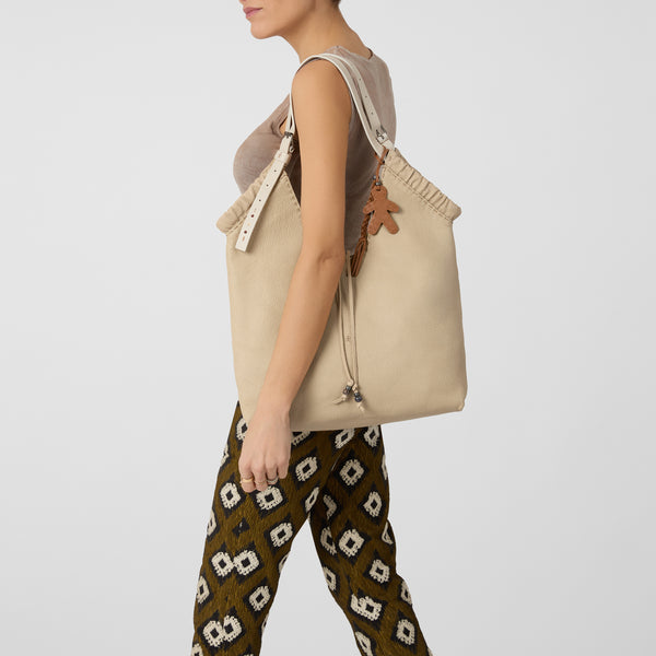 Henry Beguelin Ruched New Canotta Martellato Sand