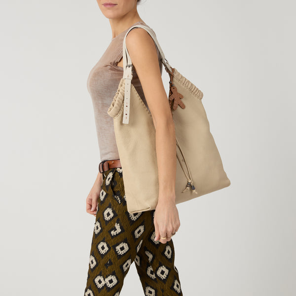 Henry Beguelin Ruched New Canotta Martellato Sand