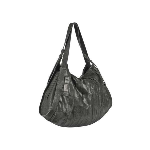 Henry Beguelin Sacca Boa L Plissettato Black