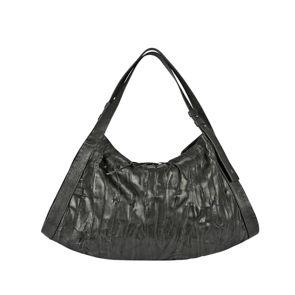 henry beguelin Sacca Boa L Plissettato Black