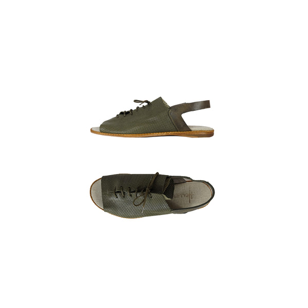 henry beguelin Sandal Drill Mud Green