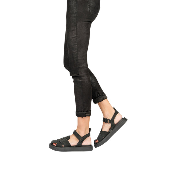 Henry Beguelin Sandal Grattato Black
