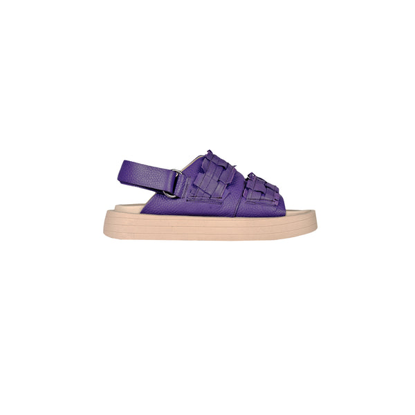 Henry Beguelin Sandal Intreccio Cesta Purple
