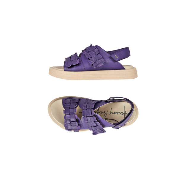henry beguelin Sandal Intreccio Cesta Purple