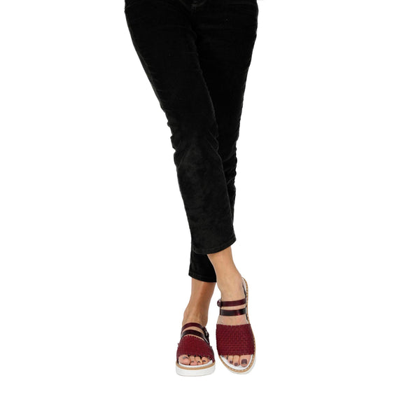 Henry Beguelin Sandal Intreccio Soft Burgundy