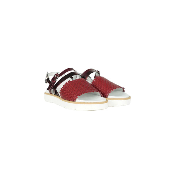 Henry Beguelin Sandal Intreccio Soft Burgundy