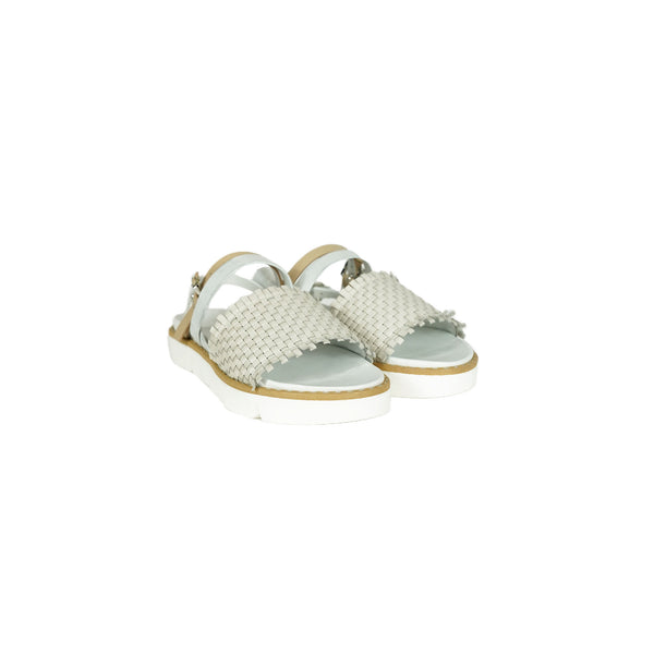 Henry Beguelin Sandal Intreccio Soft Chalk White