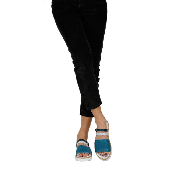 Henry Beguelin Sandal Intreccio Soft Light Blue