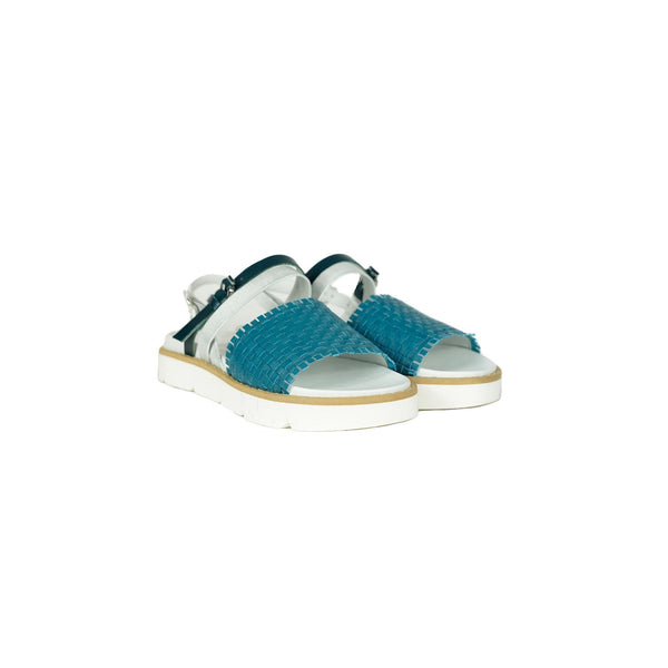 Henry Beguelin Sandal Intreccio Soft Light Blue