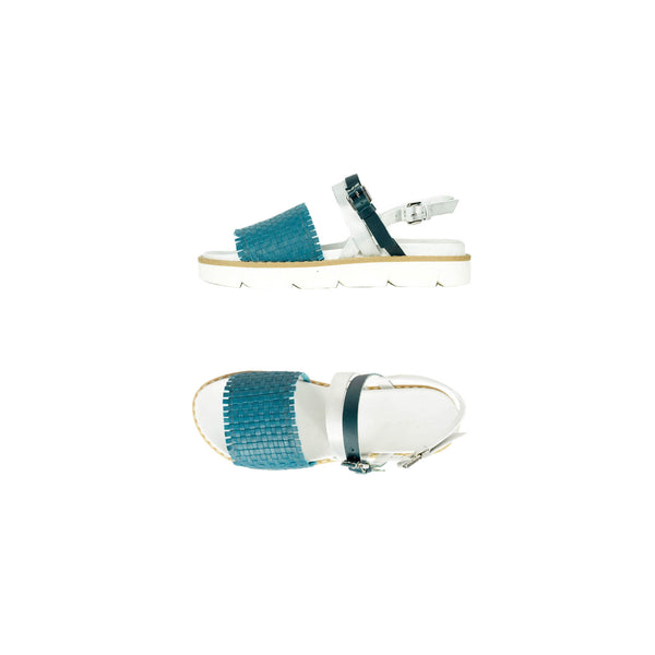 henry beguelin Sandal Intreccio Soft Light Blue