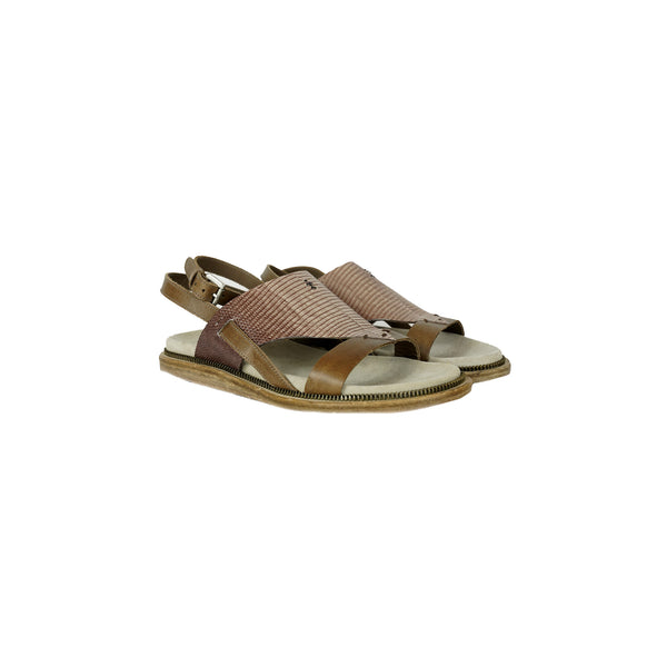 Henry Beguelin Sandal Lucertola Taupe Pink