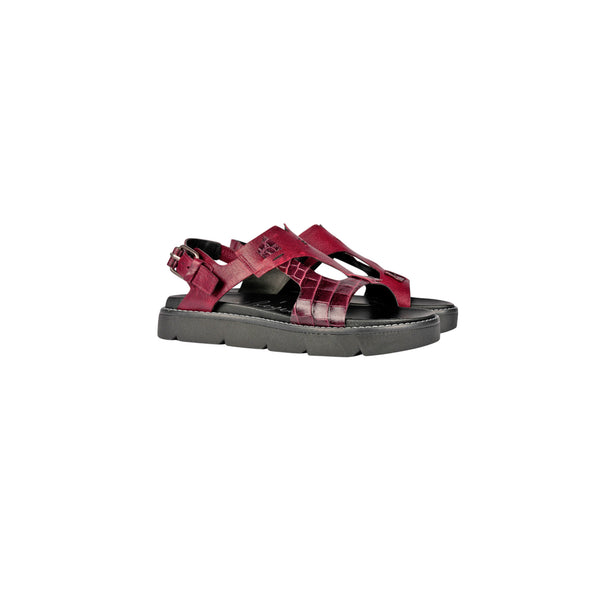 Henry Beguelin Sandal Tamponato St. Cocco Burgundy
