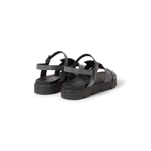 Henry Beguelin Sbiancato Sandal Anthracite