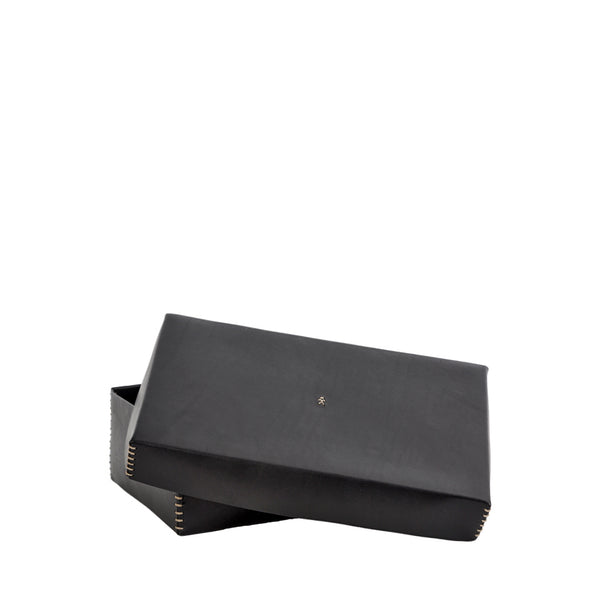 Henry Beguelin Scatola Liscia L Cuoio Black