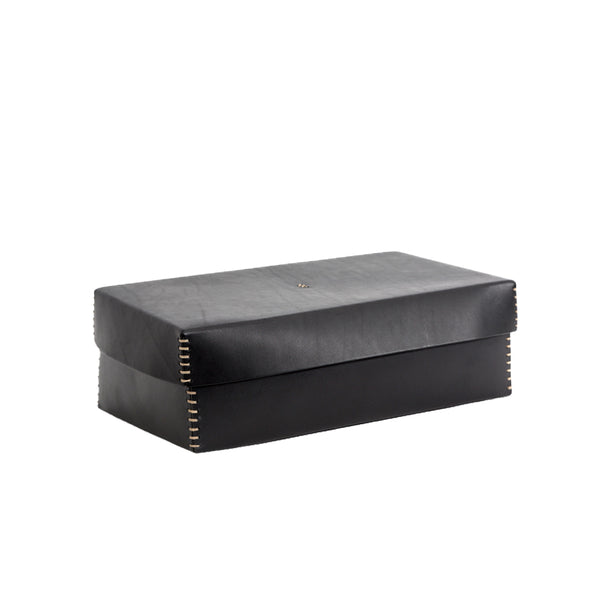 henry beguelin Scatola Liscia L Cuoio Black