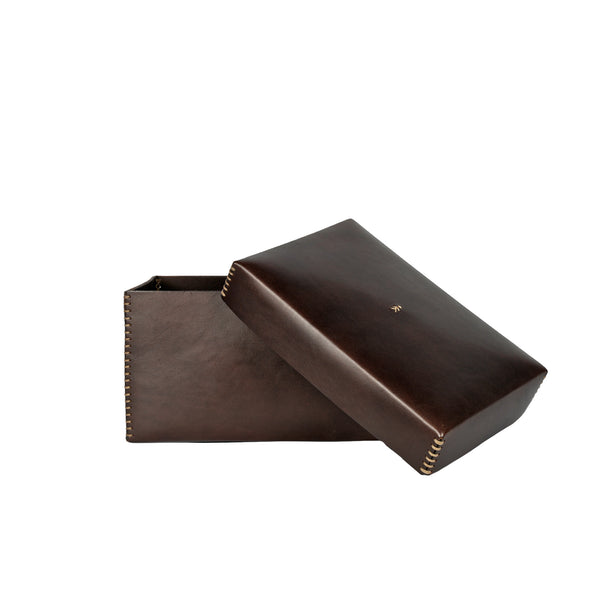 Henry Beguelin Scatola Liscia M Cuoio Brown