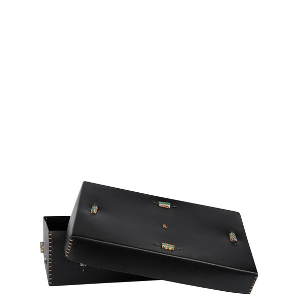 Henry Beguelin Scatola Murrine L Cuoio Black