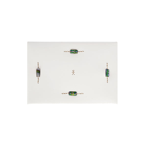 Henry Beguelin Scatola Murrine M Cuoio White