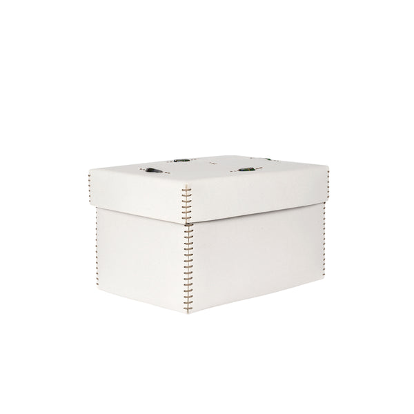 henry beguelin Scatola Murrine M Cuoio White