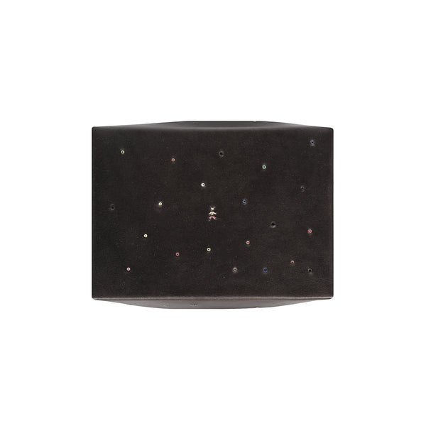 Henry Beguelin Scatola Perline M Cuoio Black