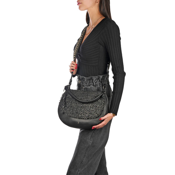 Henry Beguelin Sella M Intreccio Madreperla Black