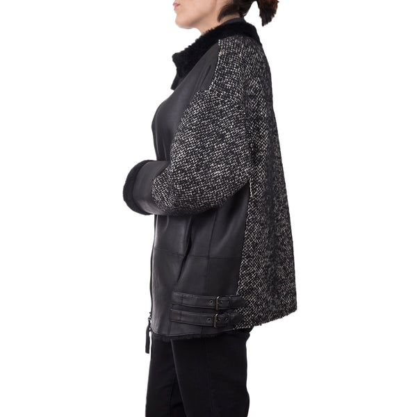 Henry Beguelin Shearling And Wool Jacket