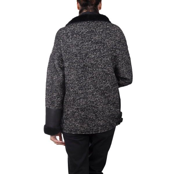 Henry Beguelin Shearling And Wool Jacket