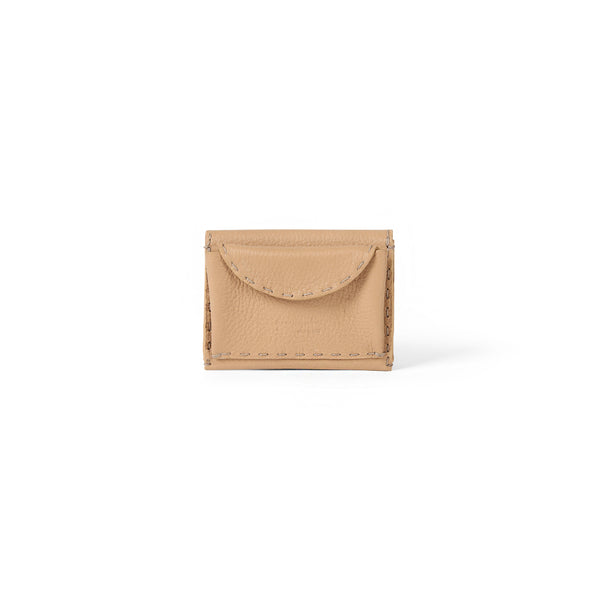 Henry Beguelin Signature Card Case Muflone Beige