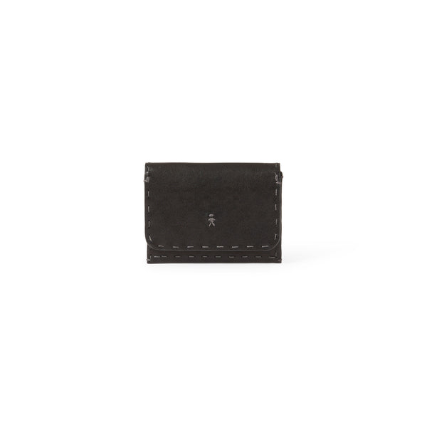 henry beguelin Signature Card Case Old Iron Black