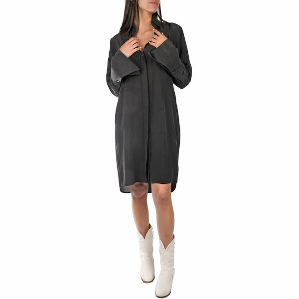 Henry Beguelin Silk Dress Black