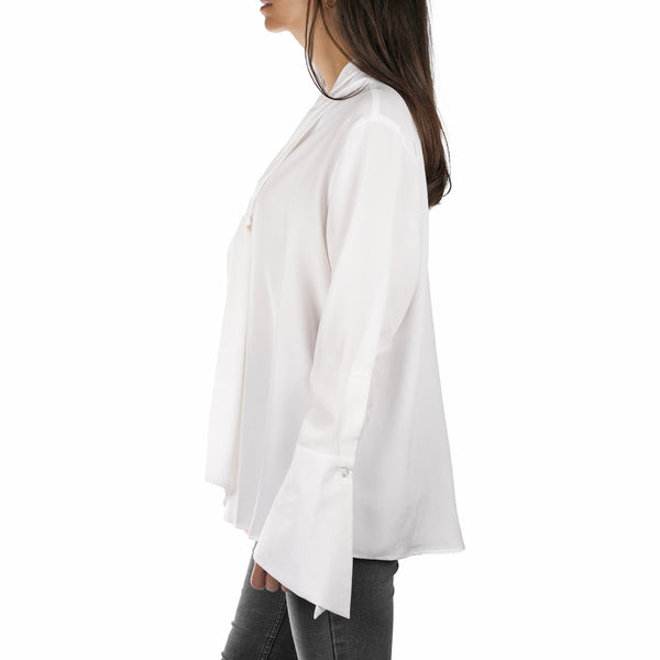 Henry Beguelin Silk Shirt White