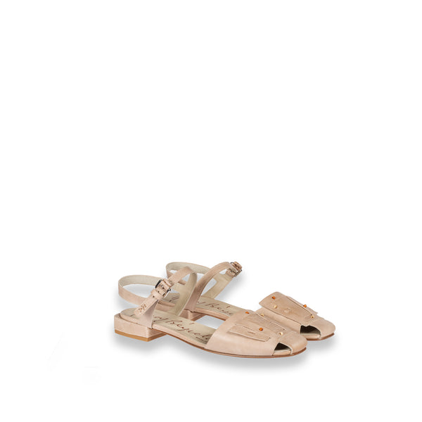 Henry Beguelin Slingback Buckle Sbiancato Beige