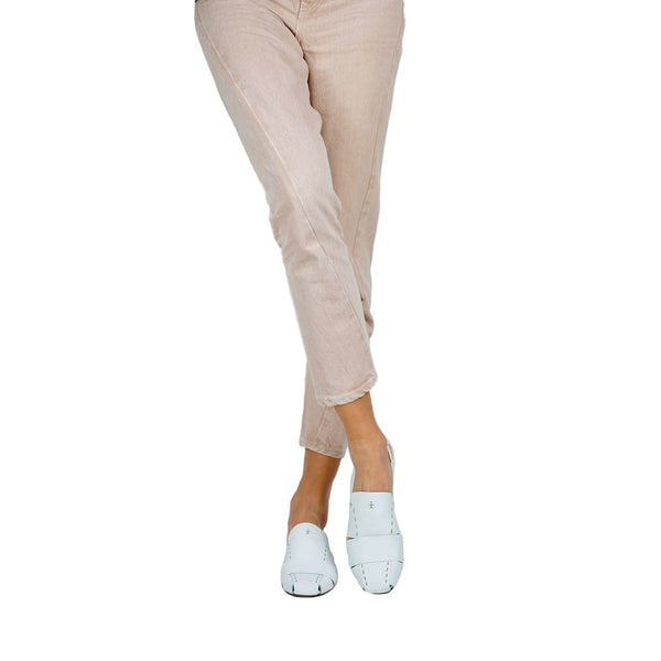 Henry Beguelin Slingback Mules Cervo Bianco