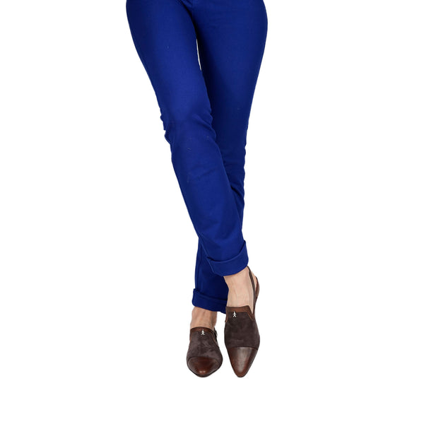 Henry Beguelin Slingback Shoe Suede Chocolate