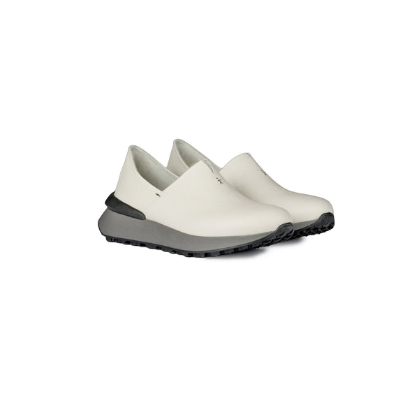 Henry Beguelin Slip On Cervo Chalk White