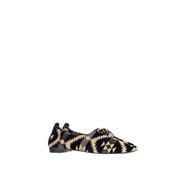 Henry Beguelin Slipper Azteco Fabric Black