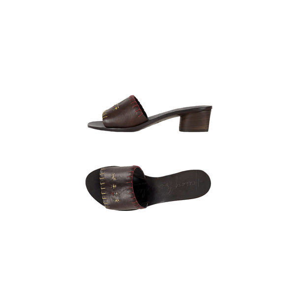 henry beguelin Slipper Family Spinner Brown