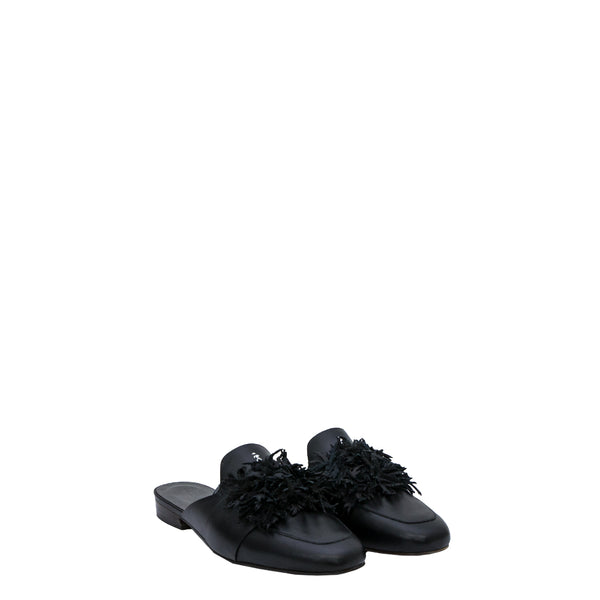 henry beguelin Slipper Flowers Elite Black