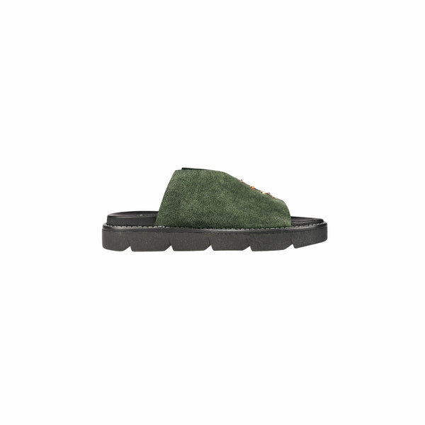 Henry Beguelin Slipper Grattato Olive