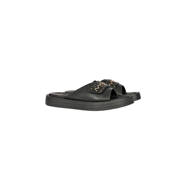 Henry Beguelin Slipper Greca Old Iron Black