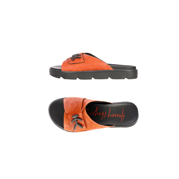 henry beguelin Slipper Omino Vegetal Wash Orange