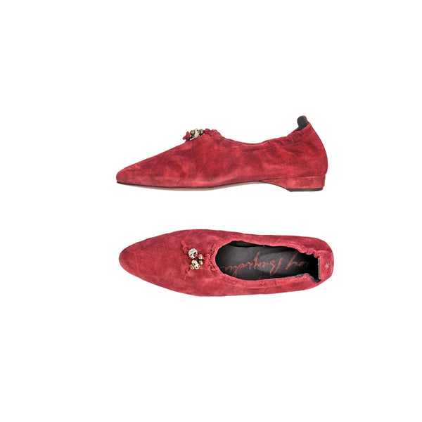 henry beguelin Slipper Suede Fire