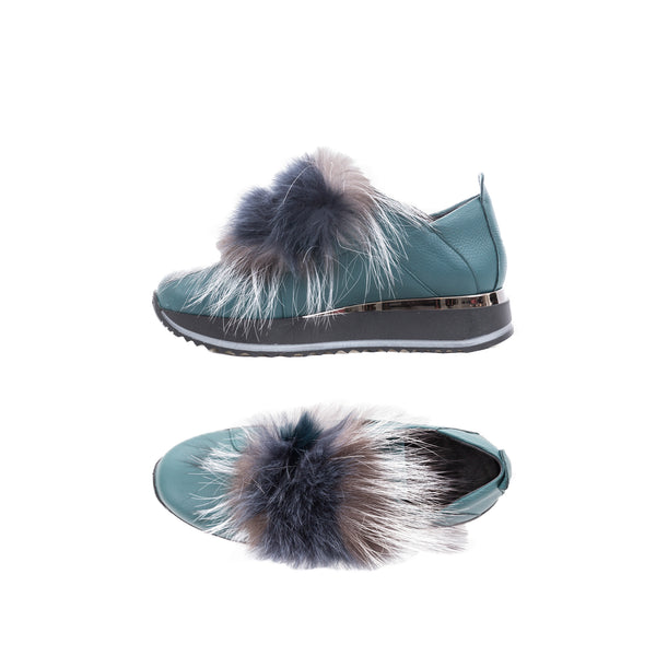henry beguelin Sneaker Fur Cervo Blue