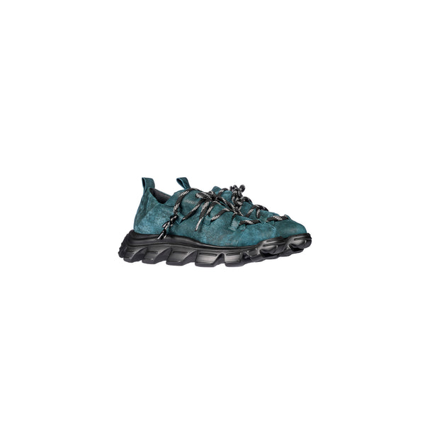 Henry Beguelin Sneaker Grattato Teal