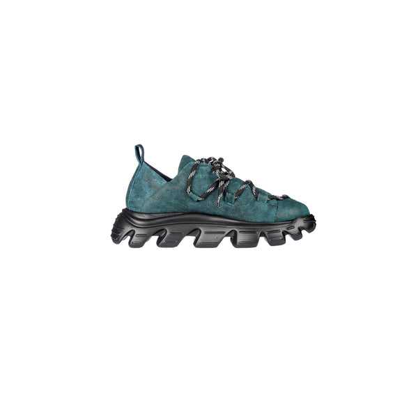 Henry Beguelin Sneaker Grattato Teal