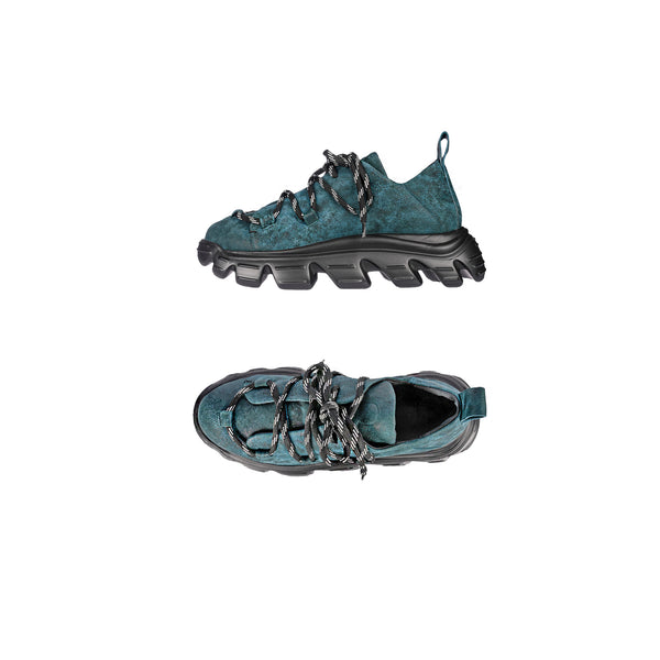 henry beguelin Sneaker Grattato Teal