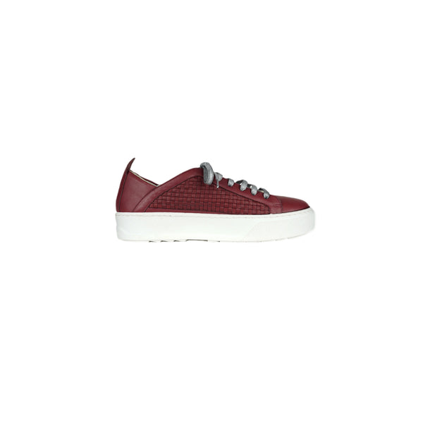 Henry Beguelin Sneaker Intreccio Soft Burgundy