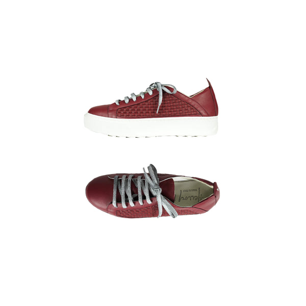 henry beguelin Sneaker Intreccio Soft Burgundy