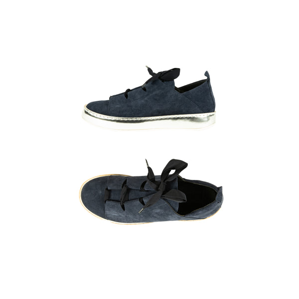 henry beguelin Sneaker Lacci Suede Deep Blue