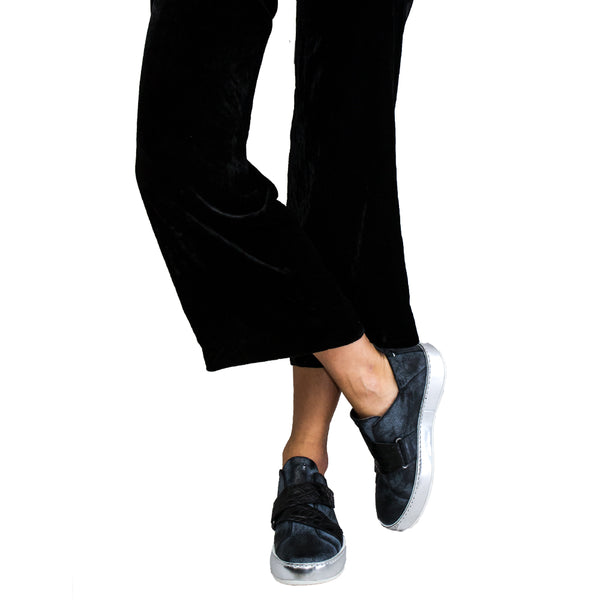 Henry Beguelin Sneaker Metal Davè Crocodile Black